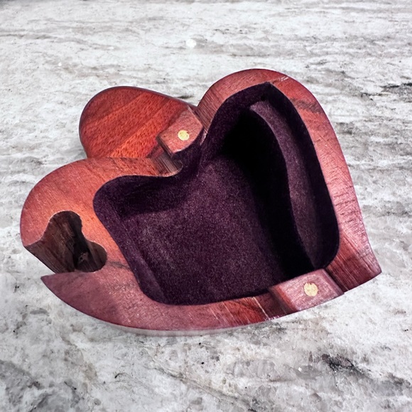 Wooden Mahogany puzzle Box - Picture 8 of 11